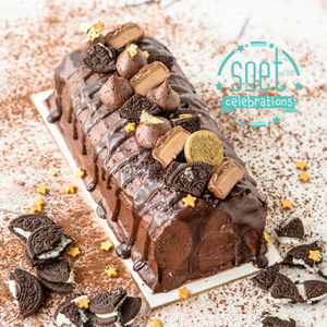 "SOET CELEBRATION" CHOCOLATE LOG CAKE