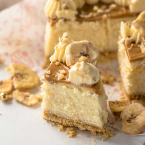 Caramel and Banana Bento Cheesecake