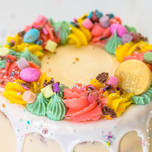 Easter Rainbow Confectionery Cake