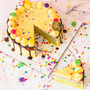 Picnic Rainbow Cream Cheese Cake