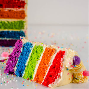 "Soet Celebration" Funfetti Rainbow Cake