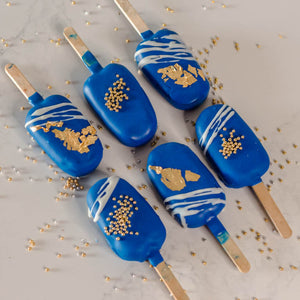 BLUE AND GOLD CAKESICLE (6)