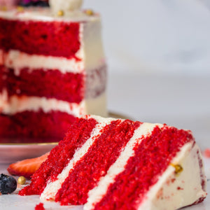 "NEW LOOK" Very Berry Red velvet cake