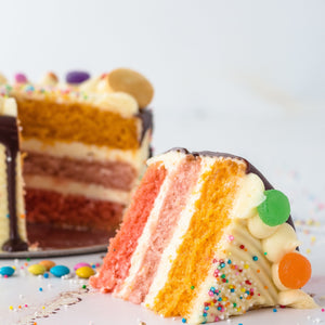 Confectionary Rainbow Cake