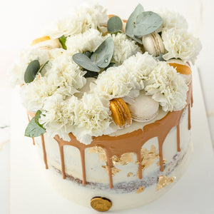 One Tier Wedding Cake