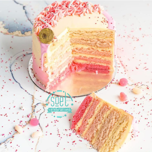 "SOET CELEBRATION" PINK OMBRE CAKE