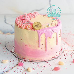 NEW "SOET CELEBRATION" PINK OMBRE CAKE