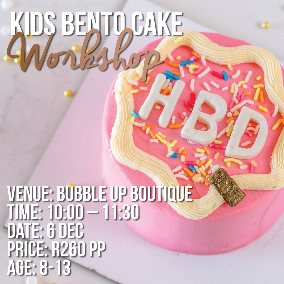 KIDS CAKE DECORATING WORKSHOP (6 DEC)