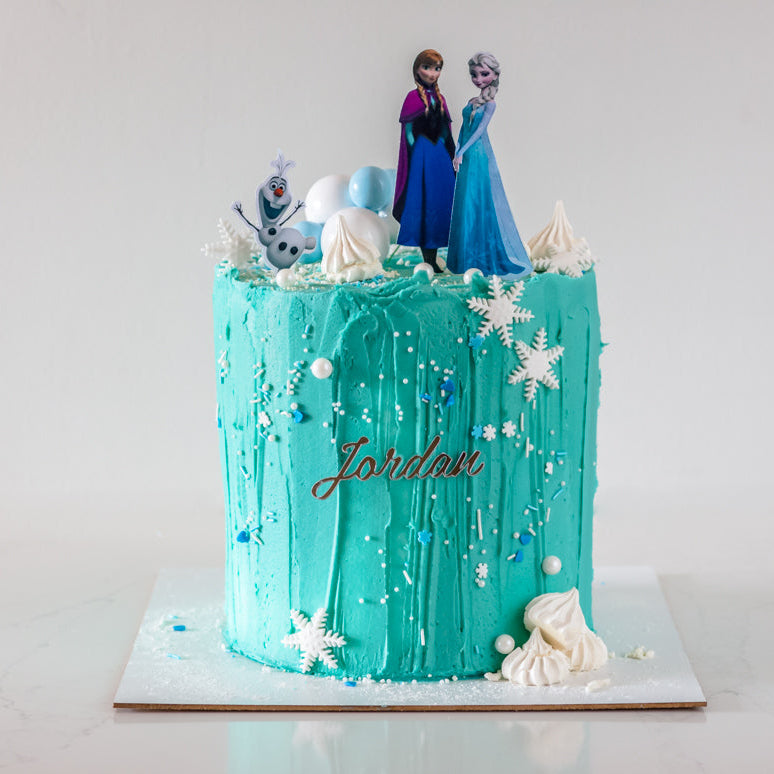 Frozen-Themed Celebration Cake