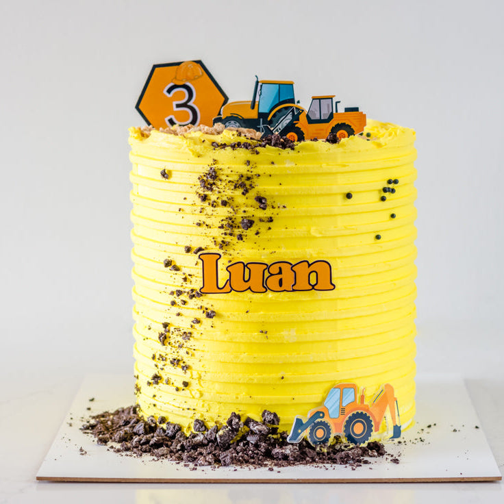 Construction Birthday Cake
