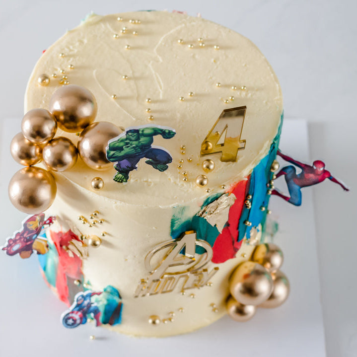 Avengers Birthday Cake