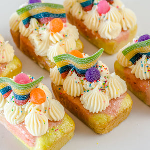 Mini Rainbow Tea Cakes (6)