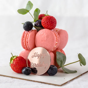 Macaron Birthday Stack