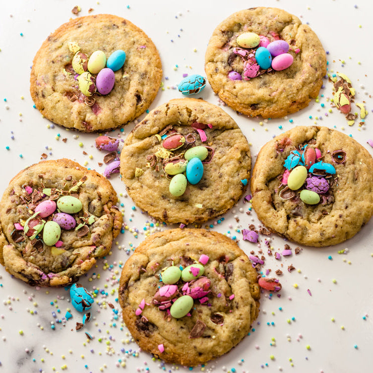 Chocolate Chip Speckled Egg Cookies