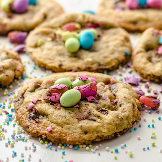 Chocolate Chip Speckled Egg Cookies