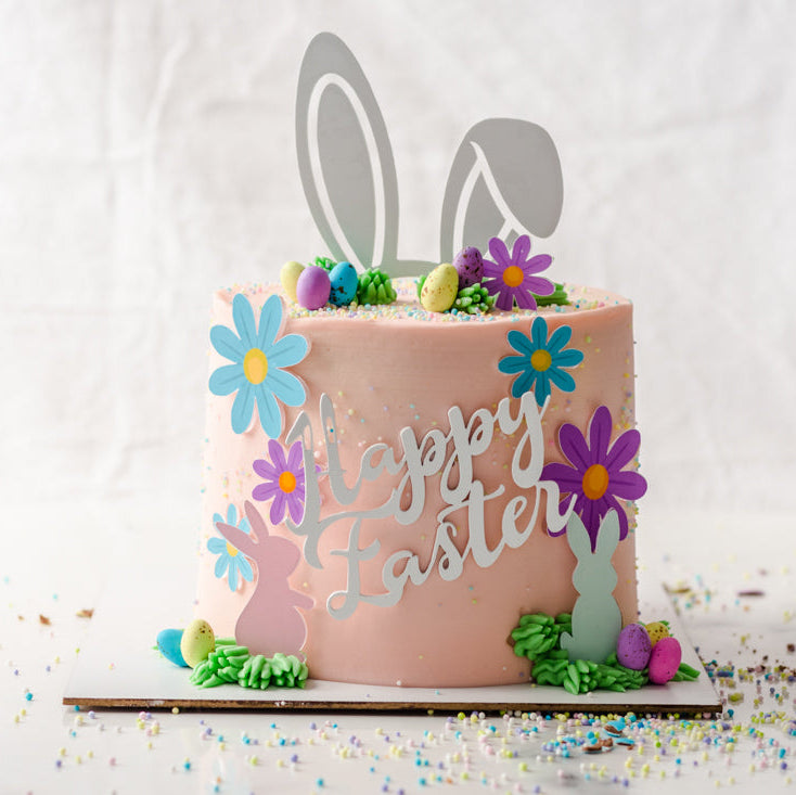 Pastel Bunny Easter Cake