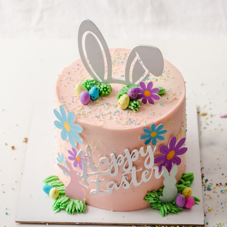 Pastel Bunny Easter Cake