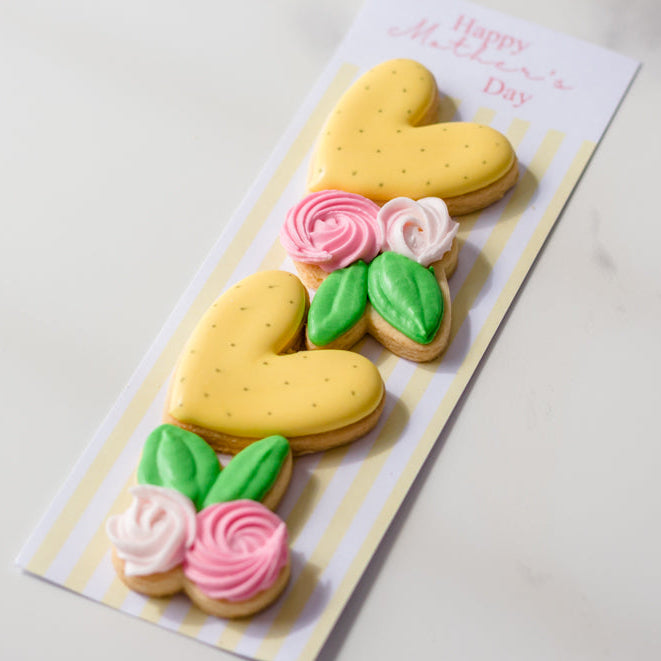 Yellow Heart String Cookies