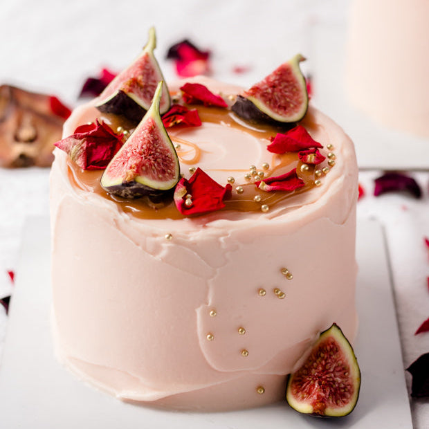 Fig & Caramel Chocolate Mini Cake