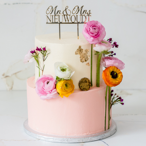 Petal Perfection Wedding cake