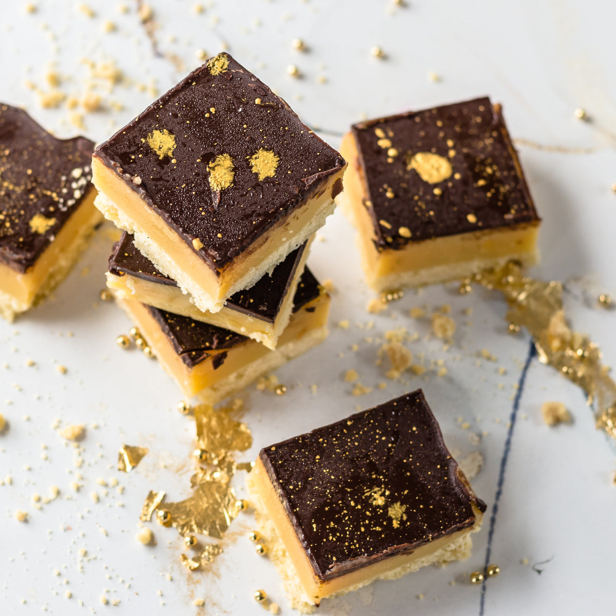 Millionaire Shortbread Bars Soet Cakes