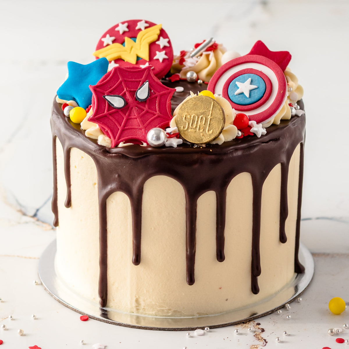 Marvel Themed Cake