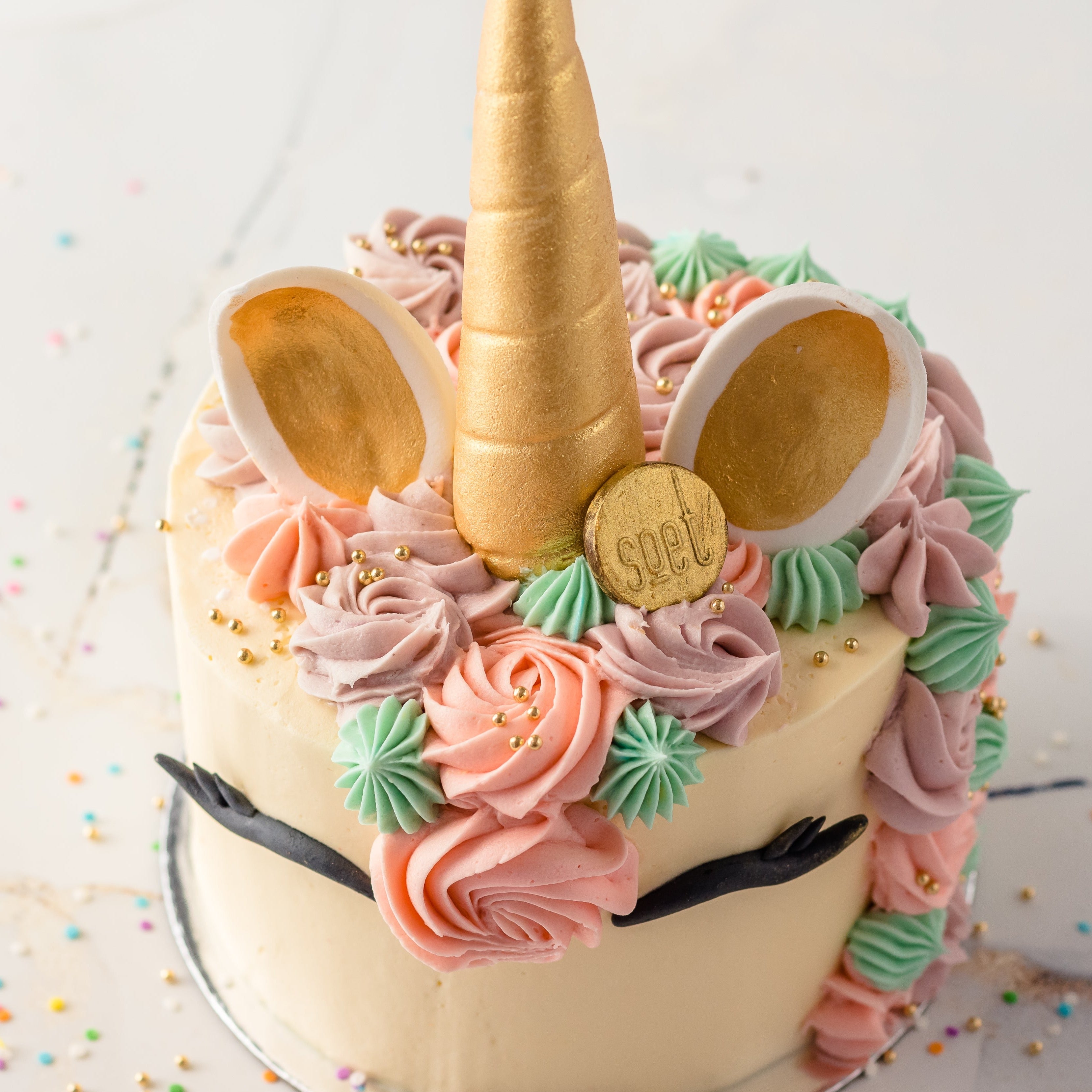 Pineapple Unicorn Theme cake for daughter, For Birthday Parties