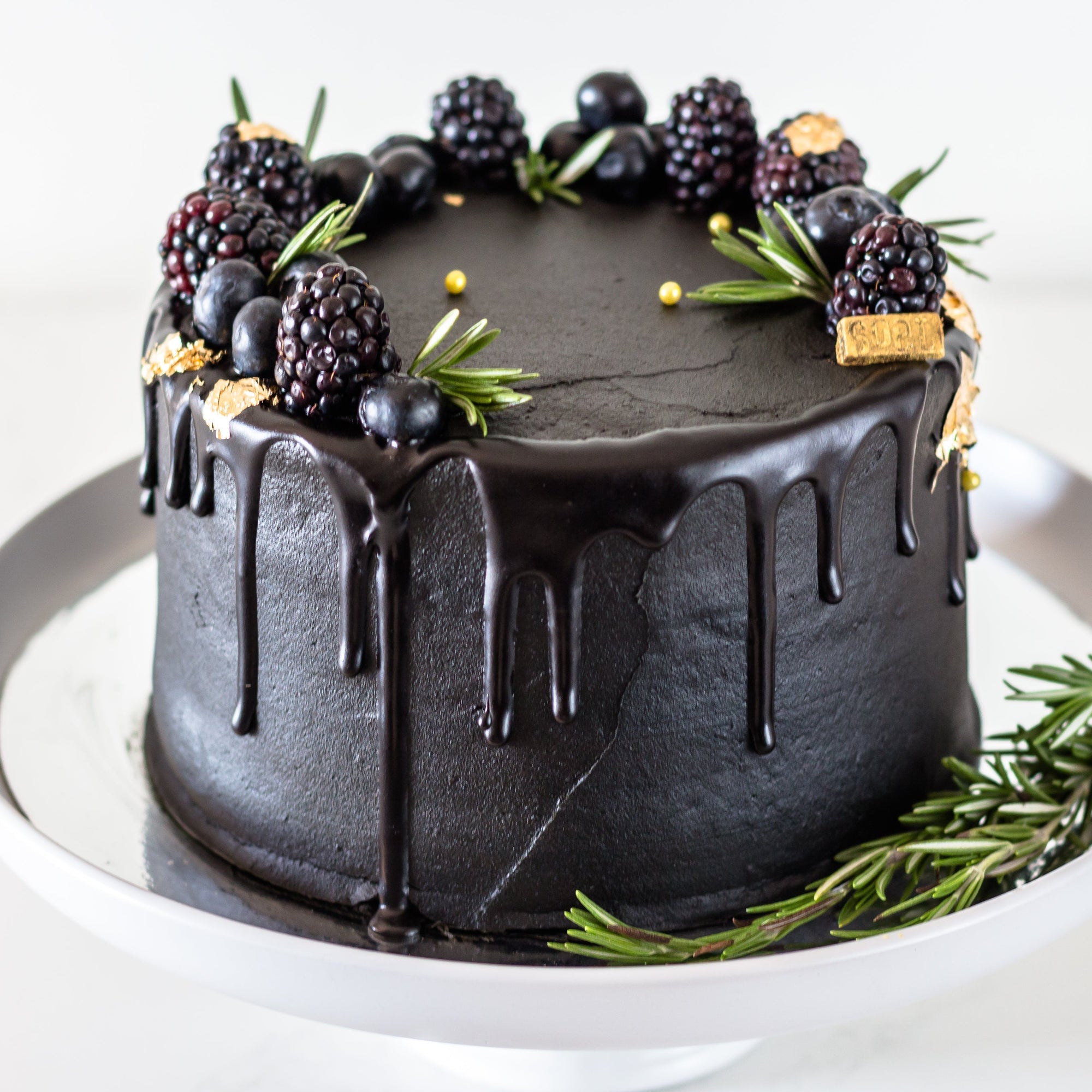 Decadent Black Moist Chocolate Cake