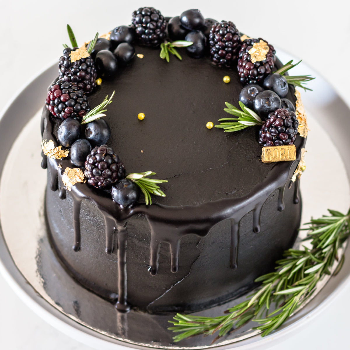 Decadent Black Moist Chocolate Cake