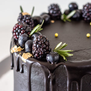 Decadent Black Moist Chocolate Cake