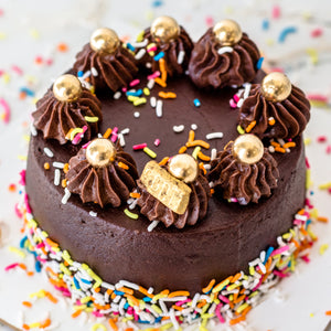 10cm Chocolate Funfetti Bento Cake