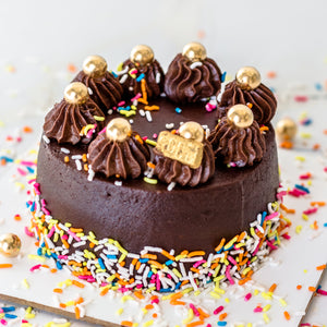 10cm Chocolate Funfetti Bento Cake