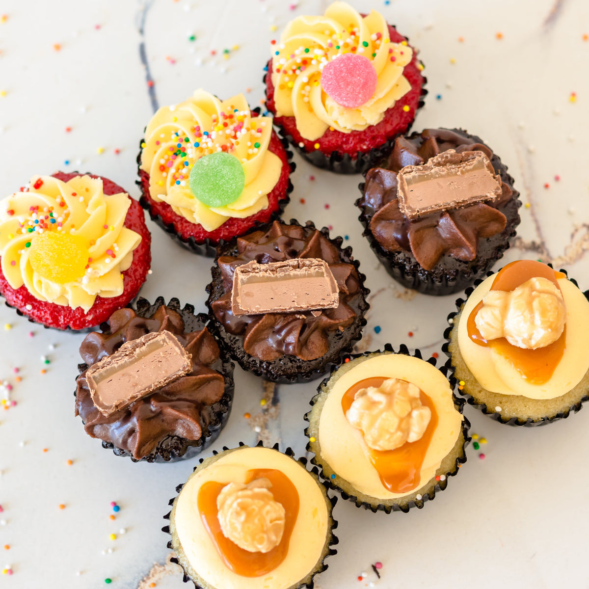 ASSORTED MINI CUPCAKE (9)