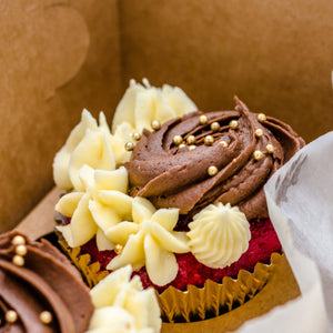 Chocolate and Red velvet Bento Box Combo