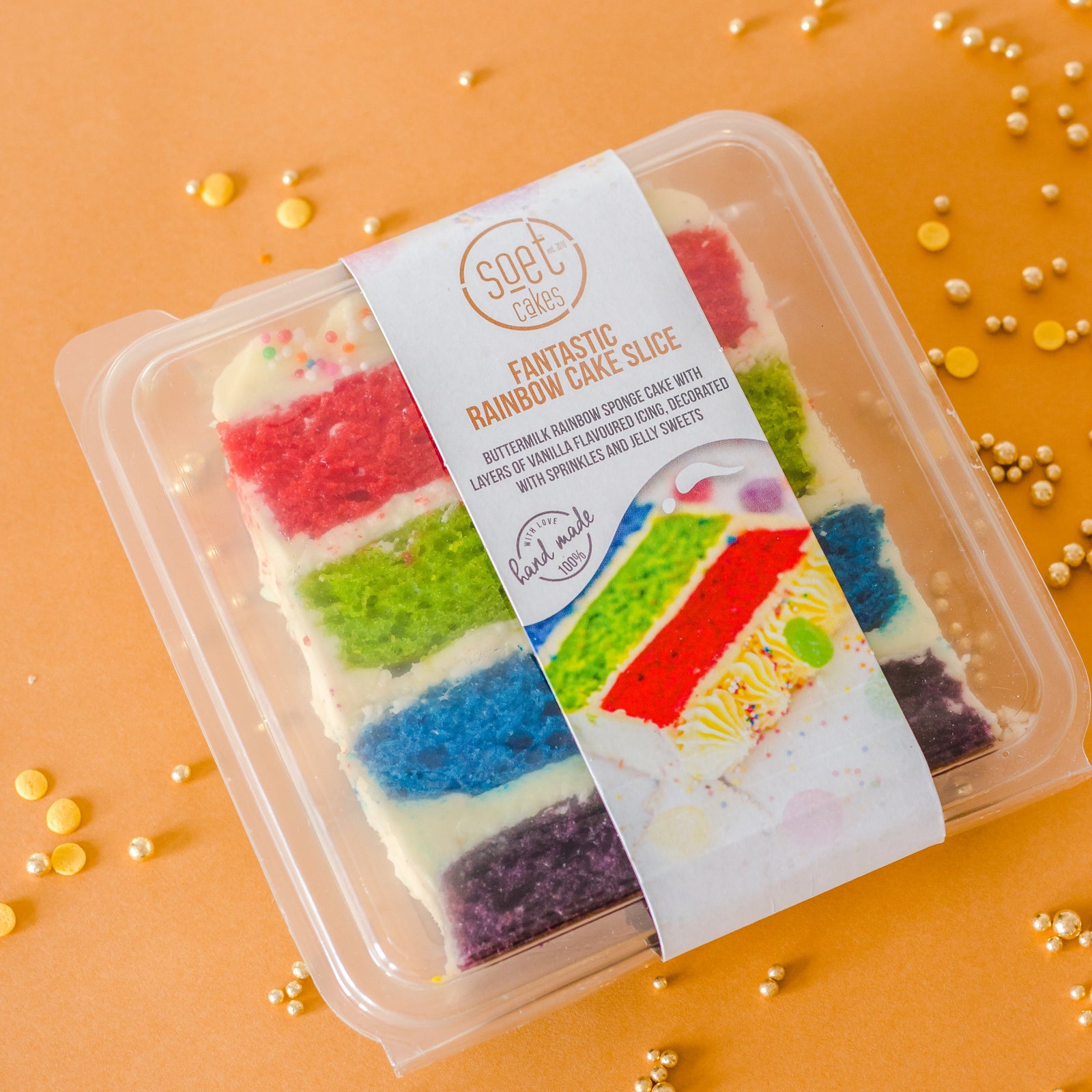 Rainbow Cake Slice (6)