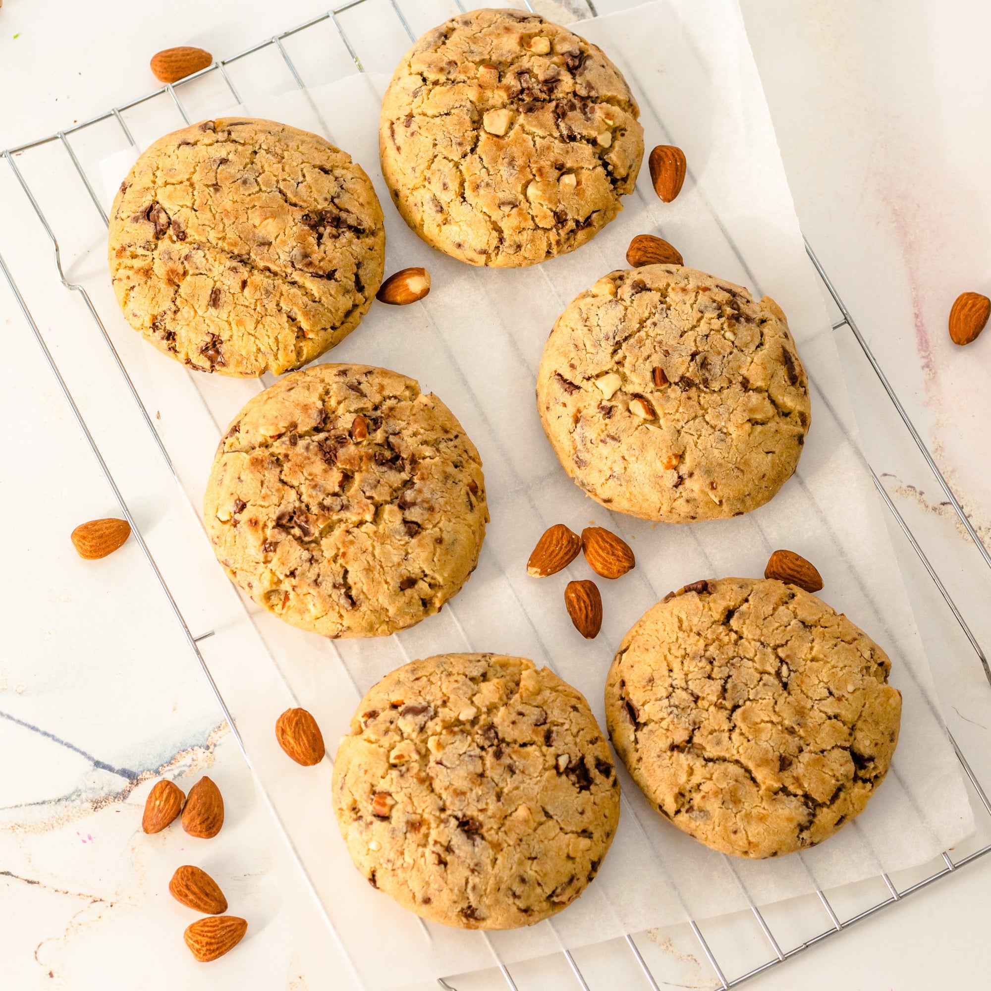 Almond Chocolate chip Cookies