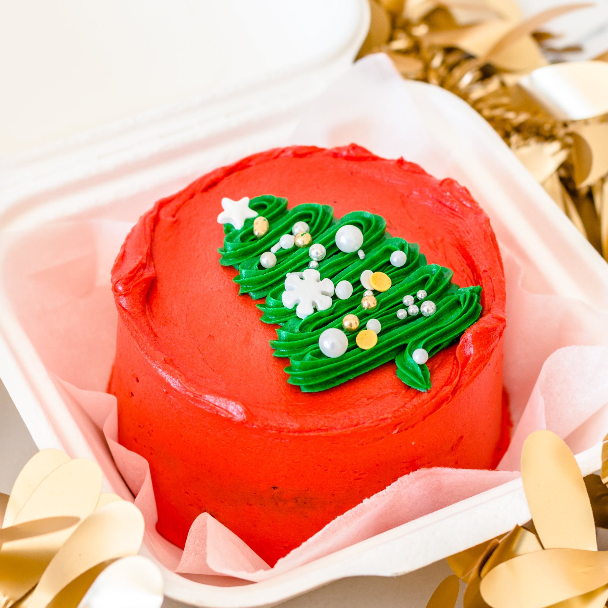 Jingle Bells Chocolate Bento cake