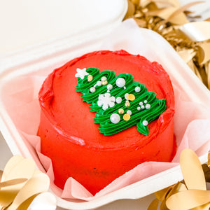 Jingle Bells Chocolate Bento cake