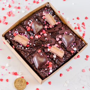 DECADANT HEART BROWNIES