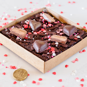 DECADANT HEART BROWNIES