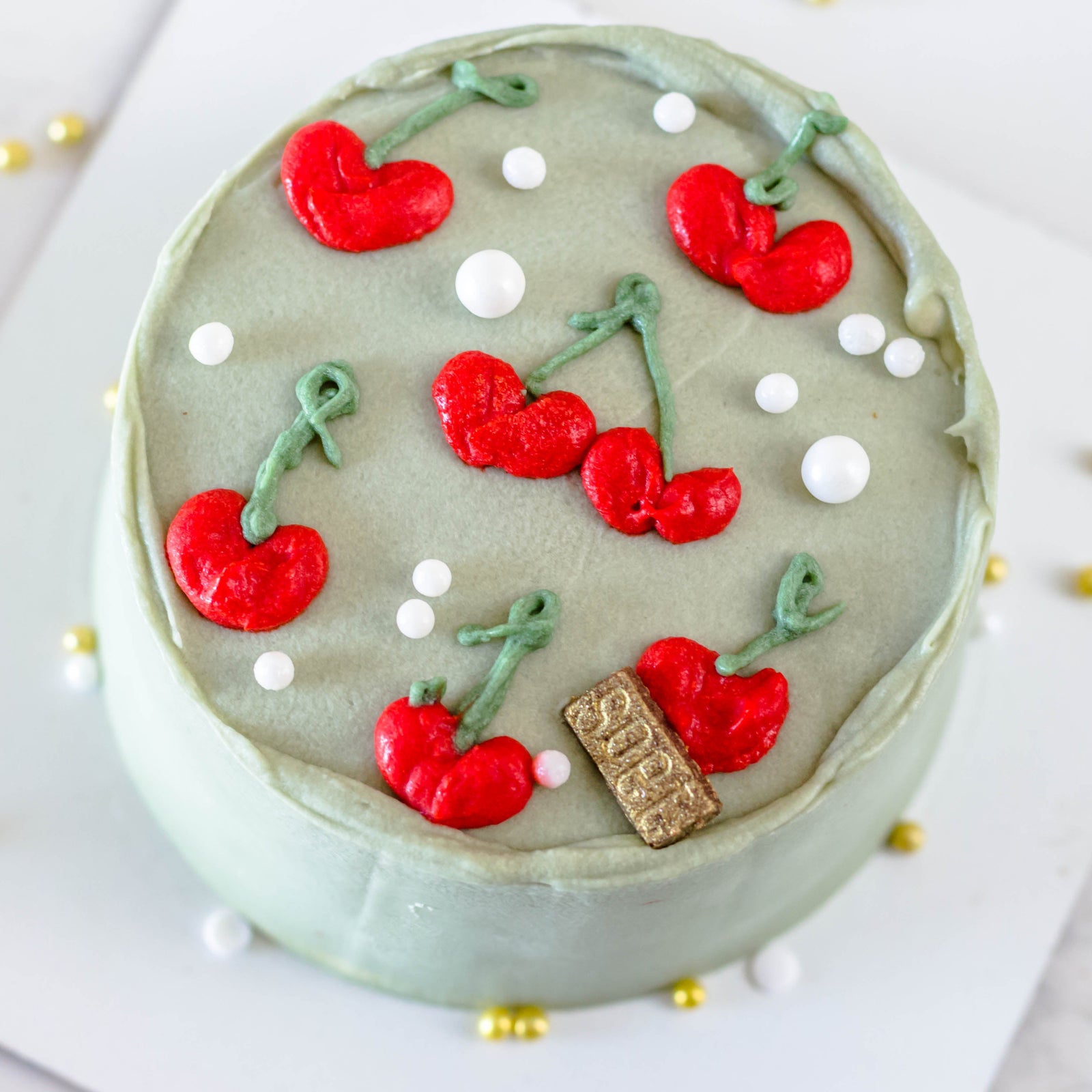SAGE CHERRY BLOSSOM MINI BENTO CAKE