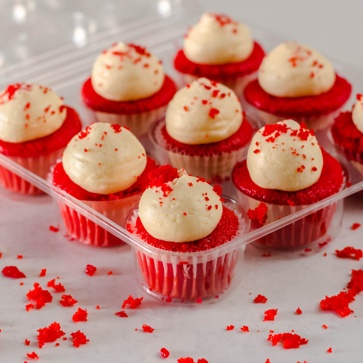 Mini Red Velvet  Cupcakes (9)