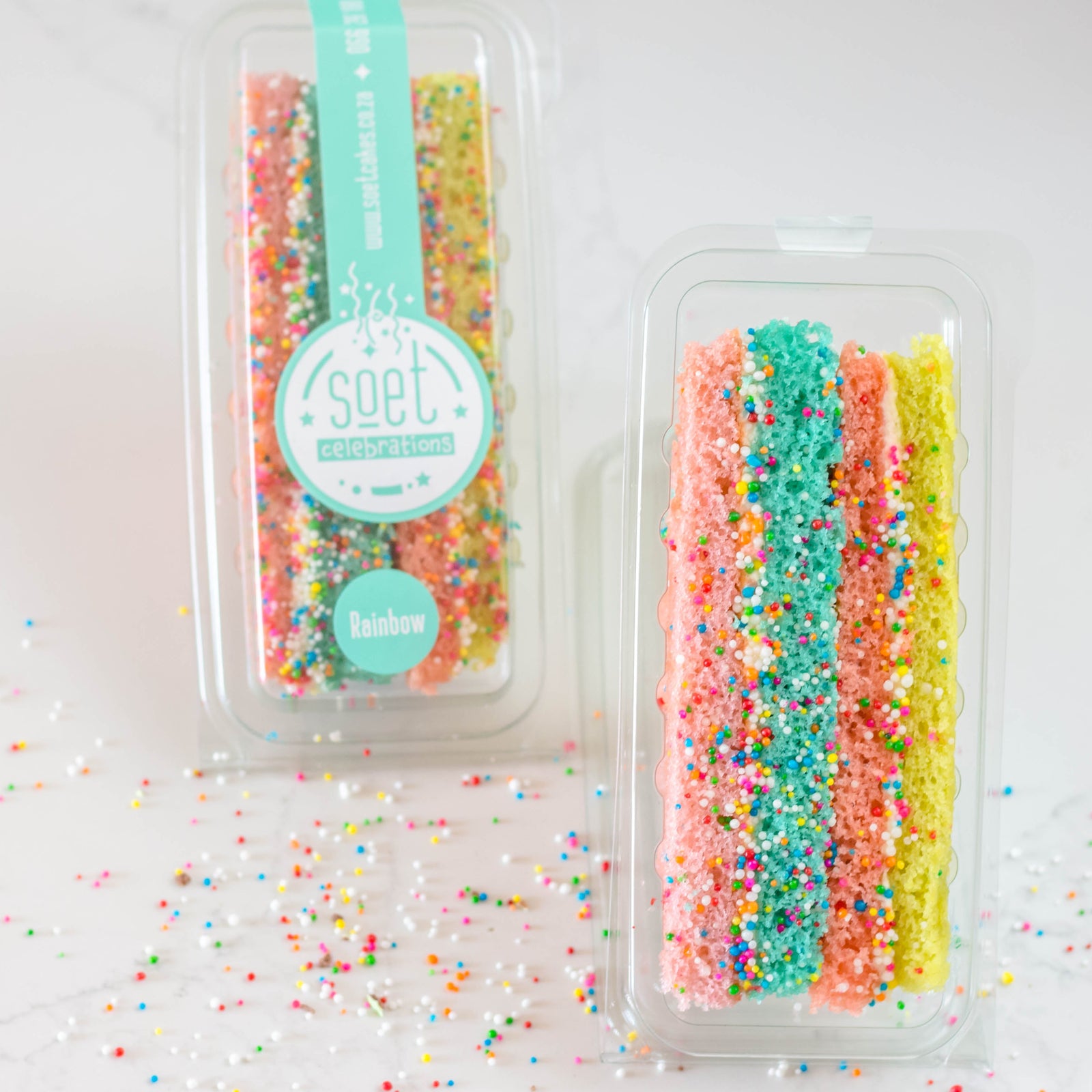 RAINBOW CAKE SANDWICHES (6)