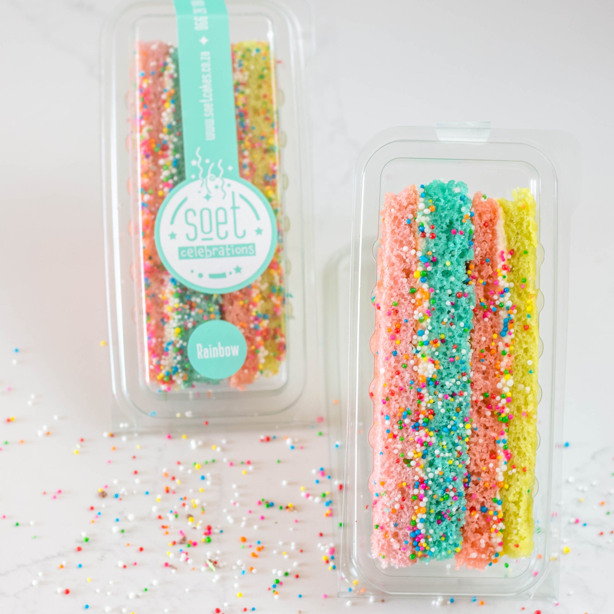 RAINBOW CAKE SANDWICHES (6)