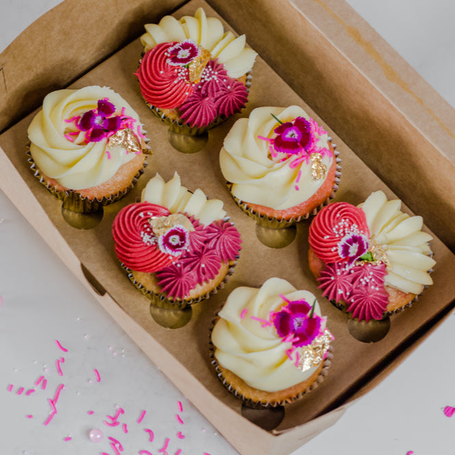 BLUSH BLOOM CUPCAKES