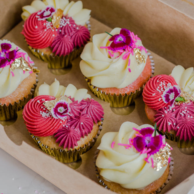 BLUSH BLOOM CUPCAKES