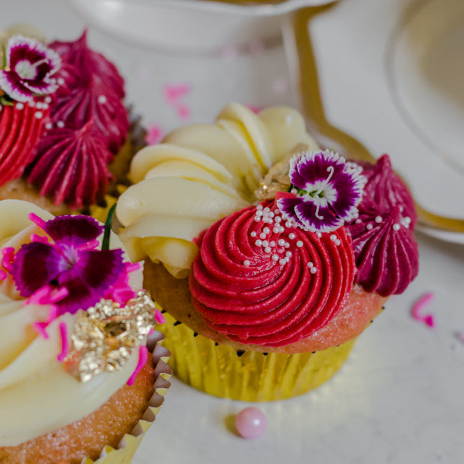 BLUSH BLOOM CUPCAKES