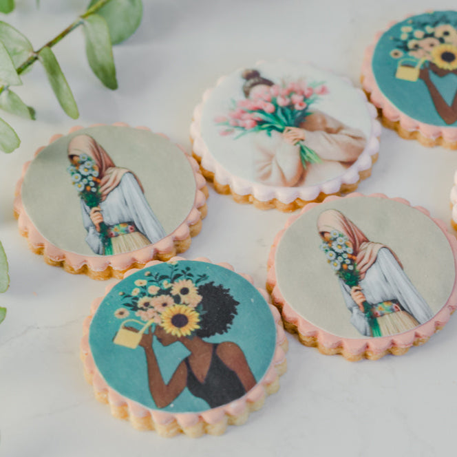 Flower Bloom Edible cookies (6)