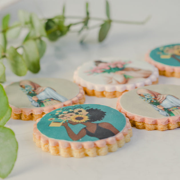 Flower Bloom Edible cookies (6)