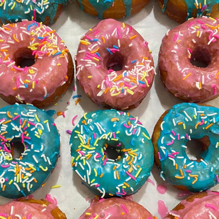Pink and Blue Ring Donuts (6)